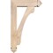Ekena Millwork Legacy Arts and Crafts Smooth Bracket w/ Offset Brace, Douglas Fir, 5 1/2"W x 18"D x 30"H BKT0604X18X30LEC03SDF - alternate 4